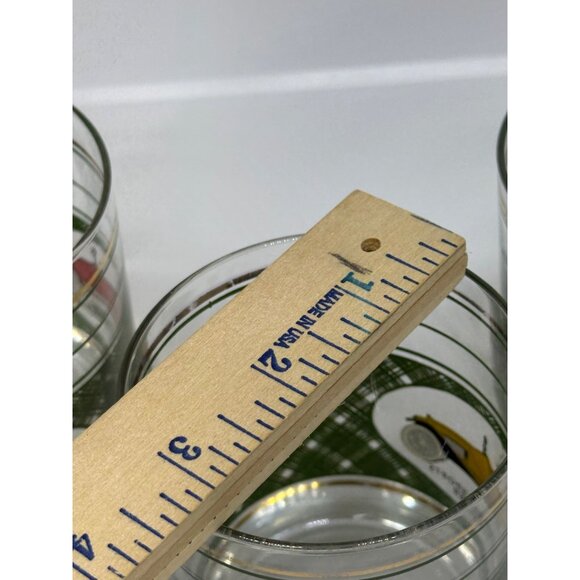 VTG Libbey Classic Car Whiskey Glasses Set of 3 12oz Willys Oveland Tumblers MCM - Picture 7 of 11